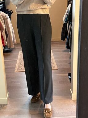 Eileen Fisher Black Wide-Leg Men’s Trousers
